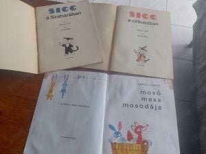 Retro Sicc a cirkuszban,Sicc a szaharában, Mosó Masa mosodája könyv - kép 5