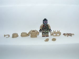 Lego SWAT Álcázott Sivatagi kommandós katonák Desert Rangers katona 6db - kép 7