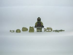 Lego SWAT UKR álcázott Ukrán kommandós katonák katona 6db fegyver - kép 11