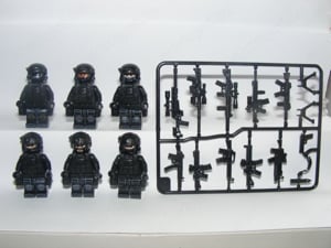 Lego Swat kommandós katonák Brit különleges alakulat S.A.S katona 6db  - kép 6