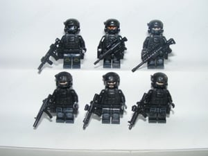 Lego Swat kommandós katonák Brit különleges alakulat S.A.S katona 6db  - kép 9