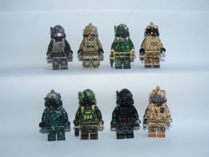 Lego Swat kommandós katonák KSK SSO Delta Force Navy Seals katona 8db ÚJ! - kép 8