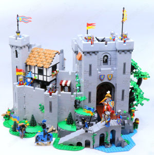 Lego komp. Icons 10305 Castle Oroszlánlovagok Kastélya Vár 4514db Lepin ÚJ - kép 3