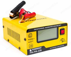 Automata PWM akkutöltő 12 V 24 V 10 A, 8 töltési folyamat+regenerálás - kép 3