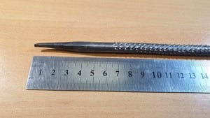 8 mm kerek ráspoly, asztalos reszelő eladó, 25 cm, új - kép 2