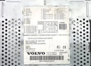 Volvo CD Radio AM FM MP3 USB adat kijelző+adat kommunikáció járművel Bus Truck - kép 9