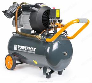 A legerősebb Powermat levegő kompresszor, 392 liter percenként, 2200 Watt, 8 bar, új, 2 év garancia