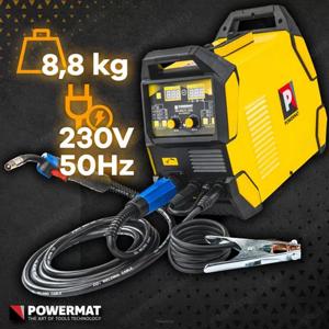 Powermat 250 Amper MIG-MAG Flux MMA TIG Co2 huzalos szinergikus inverteres hegesztőgép 2 év garancia - kép 7