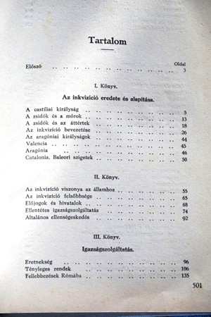 Havas Károly Az inkvizíció története c. könyv (1927) - kép 12