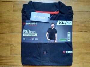 Parkside Performance fekete galléros póló pólóing XL méretben, új, több darab van belőle készleten - kép 4