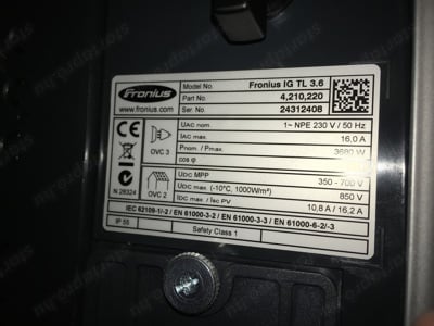 Fronius IG TL 3.6 Inverter napelemhez - kép 2