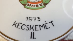 1973-as MHSZ búvárverseny hollóházi porcelán díj eladó - kép 6