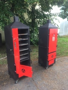 BBQ sütő - Cabinet smoker - szekrény szmóker és sütő 