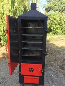 BBQ sütő - Cabinet smoker - szekrény szmóker és sütő  - kép 3