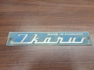 Eladó eredeti Ikarus " Made in Hungary " tábla   felirat - kép 2