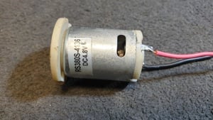 RS380S DC 4,8V villanymotor eladó - kép 5