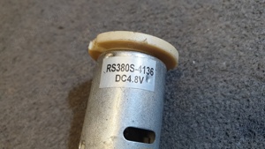 RS380S DC 4,8V villanymotor eladó - kép 2