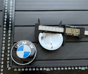 Új BMW 74mm Gépház Motorház Csomagtartó Embléma Jel 51148132375 - kép 3