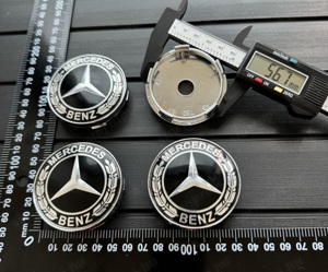 Új Mercedes 60mm felni alufelni kupak közép felnikupak sapka porvédő embléma jel felniközép - kép 5