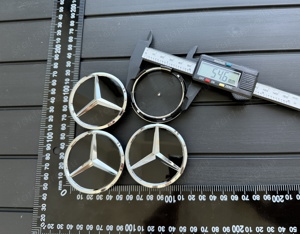 Új Mercedes 60mm felni alufelni kupak közép felnikupak sapka embléma jel felniközép porvédő - kép 3