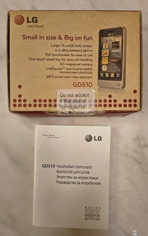 Mobilfone LG GD510 - Kártyafüggetlen - ÚJ - kép 3