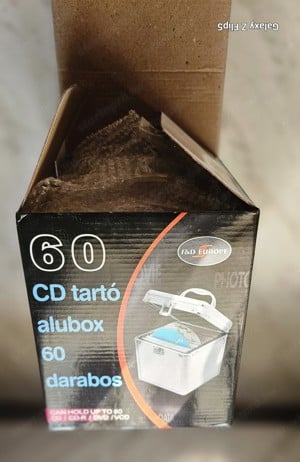 CD tartó Alubox (60 db-os) - ÚJ - kép 5