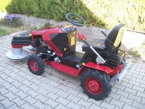 16 LE-s Briggs motoros, Panter FD-5 fűkaszáló traktor, cseh gyártmány! - kép 6