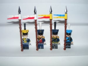 Lego Napóleoni háborúk Napóleon Lengyel Orosz Porosz Brunswick könnyűlovas katona ÚJ - kép 2