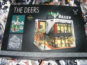 Lego komp. Creator Icons Deer Valley Kávézó Bár Étterem Moduláris Ház 3630db LEPIN + LED - kép 11