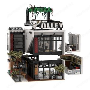 Lego komp. Creator Icons Deer Valley Kávézó Bár Étterem Moduláris Ház 3630db LEPIN + LED - kép 6