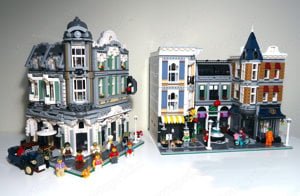 Lego komp. Creator Icons Jazz Cafe Corner Moduláris Ház Iroda 3369db LEPIN ÚJ - kép 6