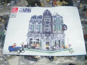 Lego komp. Creator Icons Jazz Cafe Corner Moduláris Ház Iroda 3369db LEPIN ÚJ - kép 8