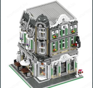 Lego komp. Creator Icons Jazz Cafe Corner Moduláris Ház Iroda 3369db LEPIN ÚJ - kép 3