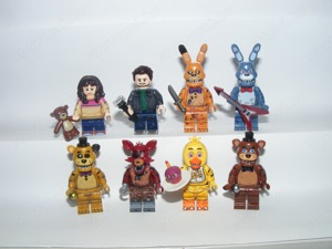 Lego FNAF Five Nights at Freddy 's figurák Abby Mike Spring Bonny Golden Freddy Chica Foxy figura ÚJ - kép 7