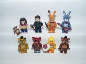 Lego FNAF Five Nights at Freddy 's figurák Abby Mike Spring Bonny Golden Freddy Chica Foxy figura ÚJ - kép 2