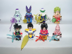 Lego Dragon Ball Z figurák Vegeta Burdock Piccolo Broli Majin Songoku ÚJ - kép 2