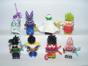 Lego Dragon Ball Z figurák Vegeta Burdock Piccolo Broli Majin Songoku ÚJ - kép 3