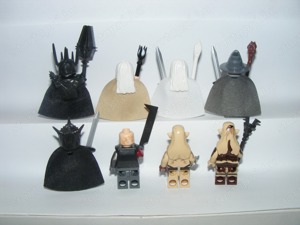 Lego Gyűrűk Ura Hobbit figurák Sauron Saruman Bolg Azog Gandalf Szauron Szája Szarumán ÚJ - kép 4