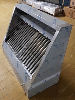 Új inox ipari nagykonyhai 1400 x 700 x 450 mm-es elszivó elszivóernyő páraelszivó - kép 2