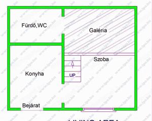 Kiadó napfényes, galériás garzon a keleti közelében! - kép 2