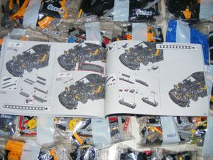 Lego komp. Technic 42172 McLaren P1 1:8 Supercar 3893db Lepin ÚJ - kép 5