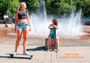 Vagány Srácok  Csajok? - Longboard Oktatás