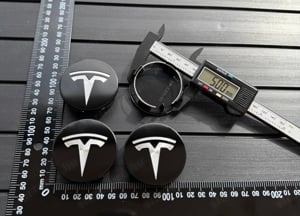 Új Tesla 56mm 57mm Felni Alufelni Kupak Közép Felniközép Felnikupak Embléma Sapka Porvédő - kép 4