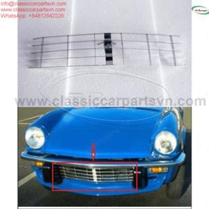 Triumph Spitfire MK4, MK3 GT6, 1500 radiator grille by stainless steel new  - kép 1