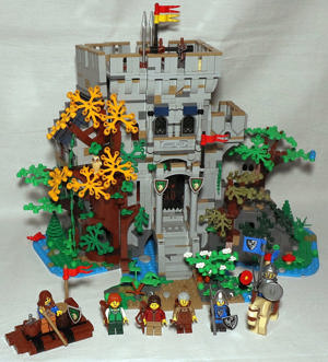 Lego komp. Castle Ideas Creator Bricklink 910001 Forestman Kastély Erdei Vár 1930db LEPIN ÚJ - kép 3