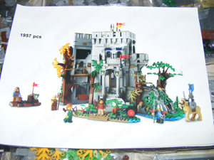 Lego komp. Castle Ideas Creator Bricklink 910001 Forestman Kastély Erdei Vár 1930db LEPIN ÚJ - kép 5