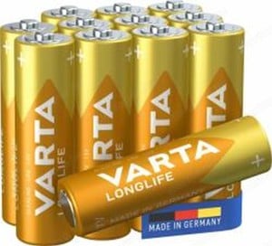 VARTA AA Longlife elem 12-es csomag bontatlan 1000ért