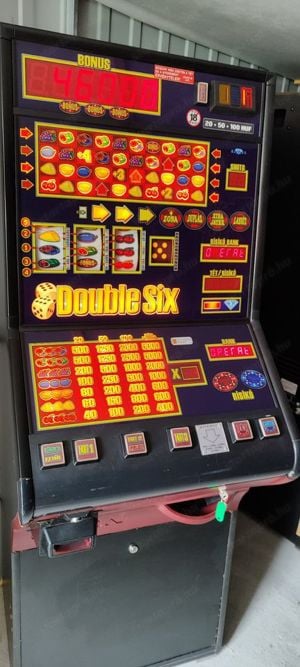 Felújított Double Six 1000-es tétes Nyerőgép Nyerőgépek Játékgép nyerőgép