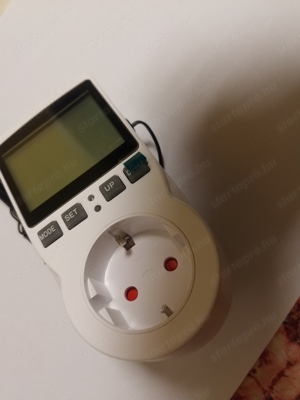 Hőfokszabályzó és időzítő kapcsoló AC 230 V - 40 + 120 C Konnektoros - kép 4