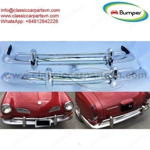 VW Karmann Ghia US Export style bumpers year (1970-1971) by stainless steel new